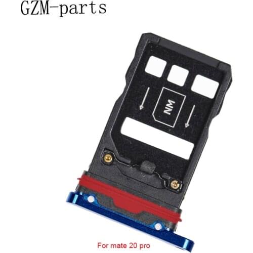 GZM-parts 1 Piece For Huawei Mate 20 Mate 20 lite Mate 20 pro Mate 20 X Micro Sim Card Holder Slot Tray Replacement Adapters