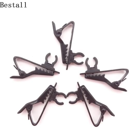 Bestall 1pcs High Quality 6.5mm Microphone Lapel Tie Clip For Lavalier Lapel Microphone Replacement Metal tie clip