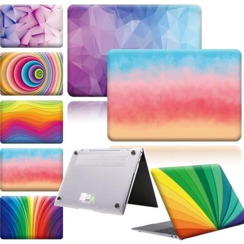 For Huawei MateBook X Pro 13.9 /13/14/D14/D15 /X 2020 /Honor MagicBook 14/15/Magicbook Pro 16.1 Painted Hard Shell Case Cover