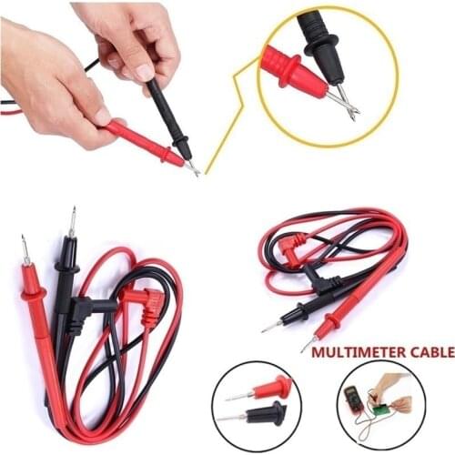 1000V 10A Multimeter probes Needle Tip Probe test leads probes for Digital Multimeters cable feeler for multimeter wire tips
