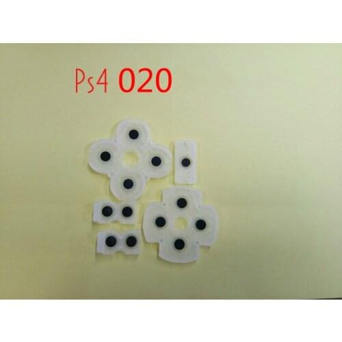 10 sets For PS4 Dualshock 4 Controller 020 Controller Conductive Rubber Contact Pad Button D-Pad Replacement repair Parts