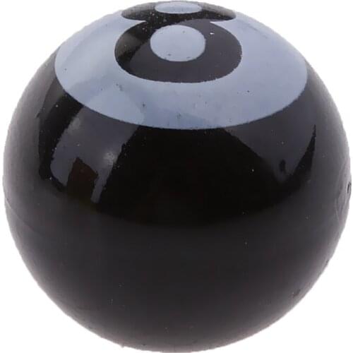 4 Pieces 8 Ball Wheel Tire Pressure Air Stem Valve Caps for Auto-Car-Truck