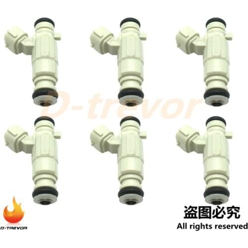 6PCS OEM 35310-39030 Fuel Injector Nozzle For Hyundai 2001 XG300 3.0L 842-12257 3531039030