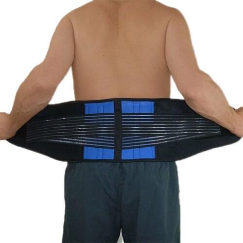 6XL Plus Size Orthopedic Double Pull Neoprene Fitness Belt Lumbar Waist Lower Back Brace Support Spine Belt Posture Corrector