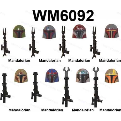 8pcs/set WM6092 Building Blocks Bricks Star Model Figures Wars Toys Children Gift