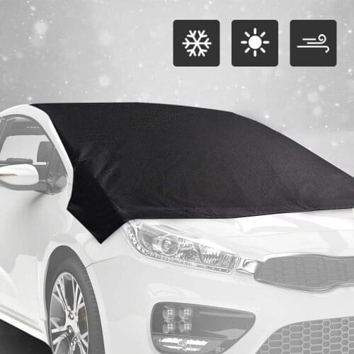 Windshield Snow Cover Car Magnet Sunshade Snow Frost Protector Winter Summer Sun Protection Car Front Windshield Covers