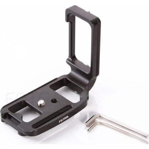 D750 Vertical Quick Release QR L Plate/Bracket Holder hand Grip for Nikon D750 Arca-swiss RRS Compatible