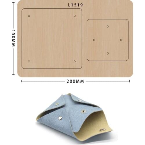 Wood moulds die cut Scrapbook DIY coinpurse handmade crafts Making Decor Supplies Dies Template