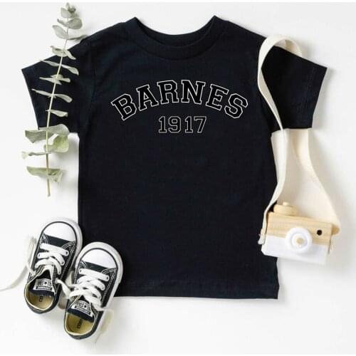 Barnes 1917 Kids T Shirt Winter Soldier Shirt Kids Boys Tee Bucky T-shirt Cotton Casual Clothes Summer Clothing for Children