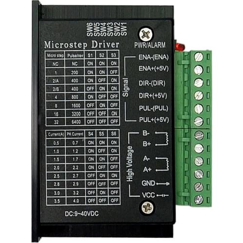 3PCS TB6600 42/57/86 stepper motor driver 32 segments upgraded version 4.0A 42VDC for diy cnc 3020 3040 3060 6040 router