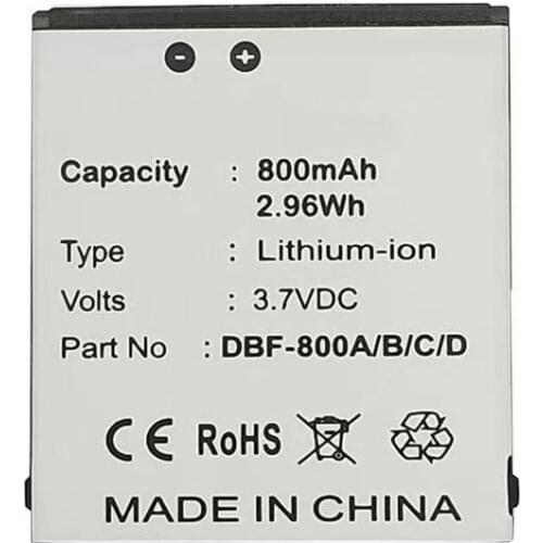 3.7V 800mAh Li-ion Battery Suitable for Doro PhoneEasy 626 520 606 mobile phone battery Rechargeable Replacement DBF-800A