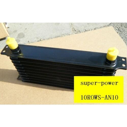 BLACK Universal 10-Row 10 rows Oil Cooler / trust style / transmission oilcooler for subaru brz / for bmw E36