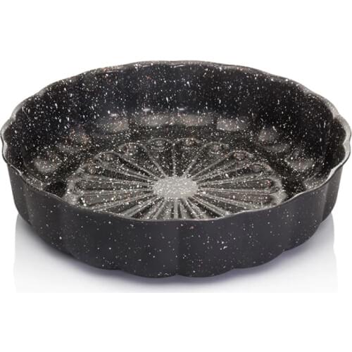 Matte Black Seljuk Pattern 26 CM Cake Mould