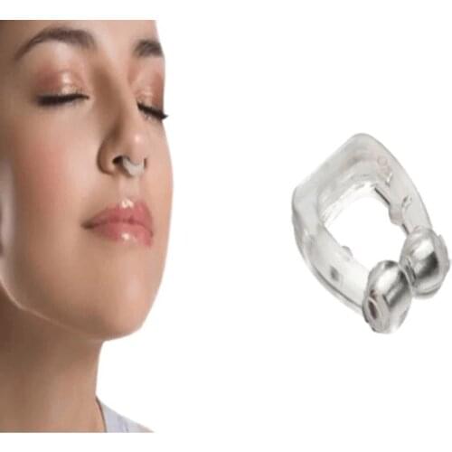 Mini Nasal Stopper Anti Snore Magnetic Nose Clip Stop Snoring Apnea Aid Device Nasal Stopper Anti Snore Magnetic Dropship
