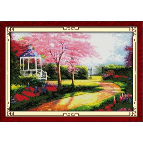 Open a new road for oneself cross stitch kit 18ct 14ct 11ct count printed canvas stitching embroidery DIY handmade needlework