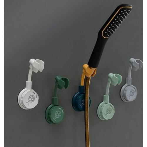 Shower Head Holder Punch-Free Adjustable Wall Mounted Adjusting Bracket Base Mount Brackets Bathroom Accessories