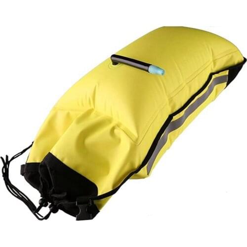 NEW-Kayak Inflatable Paddle Bag Buoyancy Bag Flotation Bag Paddle Bag Dual-Chambered Paddle Float