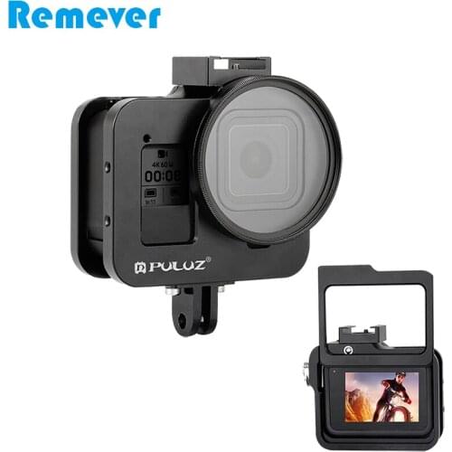 New aluminum alloy Protective Case Housing Cover with Cold Shoe Accessories for GoPro hero 8 Black Action Cameras