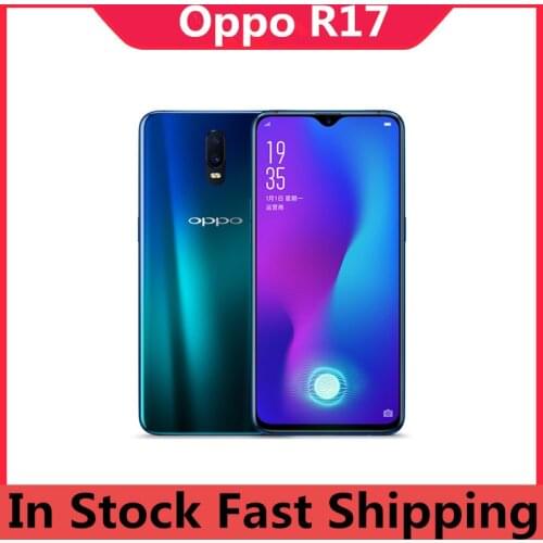 Original Oppo R17 4G LTE Mobile Phone Snapdragon 670 Android 8.1 6.4" AMOLED 8GB RAM 128GB ROM 25.0MP Sceen Fingerprint Dual Sim