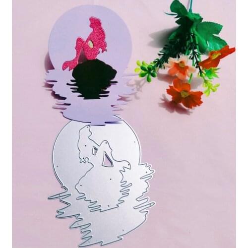 Mermaid Metal Cutting Dies for DIY Scrapbooking Album Paper Cards Decorative Crafts Embossing Die Cuts
