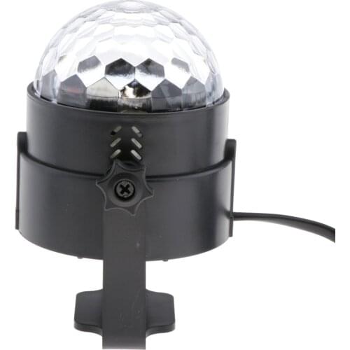 Remote Control RGB Rainbow Stage Light LED Ball Lamp for Disco Club