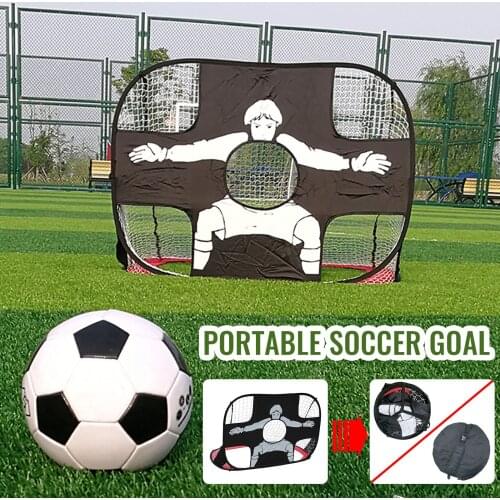 Foldable Portable Football Goal With Heart Childrens Training Football Outdoor Sports Kids Football Goal Boys Soccer Toy E2