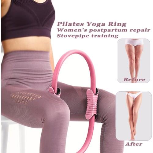 Magic Fitness Circle Yoga Pilates Gym Ring Womens Postpartum Repair Body Building Exercise Lose Weight Fitness Equipment