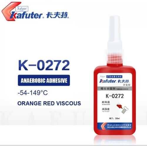 Kafuter K-0272 Screw rubber High strength difficult to disassemble High temperature resistance Metal screw fixing Anti-loose