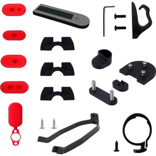 For Xiaomi M365 Accessories Electric Scooter Rear Fender Wing Mudguard Shock Absorption With Fender Bracket Kit Accessories