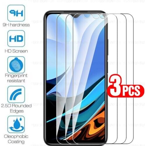 3Pcs safety screen protector film for xiaomi redmi 9t protective glass for xiaomi xiomi redmi note 9t pro 9h tempered glass
