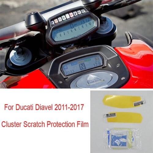 Instrument protective film for Ducati Diavel 2011 - 2017 motorbike Instrument Cluster Scratch Protection Film Screen Protector