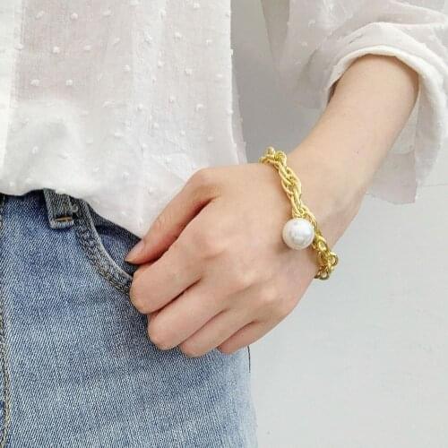 CHENFAN accessories simple retro pearl ins Bracelet for women female jewelry European and American style popular womens Bracelet