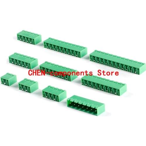 5pcs KF2EDGVC-5.08-2/3/4/5/6/7-12P straight pin socket sealing 5.08mm pitch terminal block