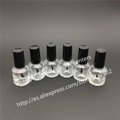 Free Shipping 200pcs 10g empty nail polish bottle bottles with white black lid,Small Glass Nail Polish Bottle,Mini Glass Bottle
