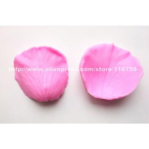 Free Shipping Petal Shaped Silicone Mold Cake Decoration Fondant Cake 3D Food Grade Silicone Mould 025