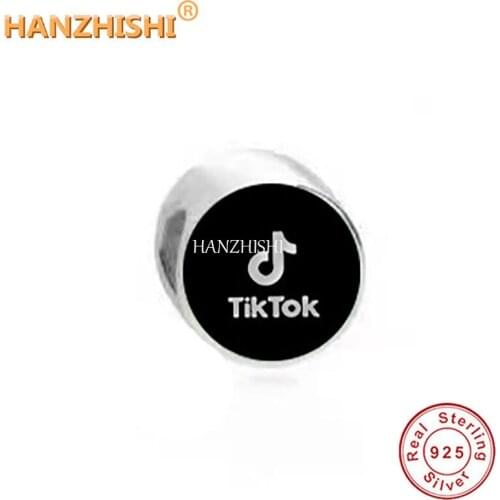 Wholesale Price 925 Sterling Silver Black Musical Note Charms Beads for Bracelet Necklace Jewelry Accessories Dropshipping