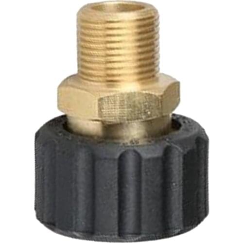 M22 Female x G3/8'' Male Quick Twist Connector For Pressure Washer Coupler