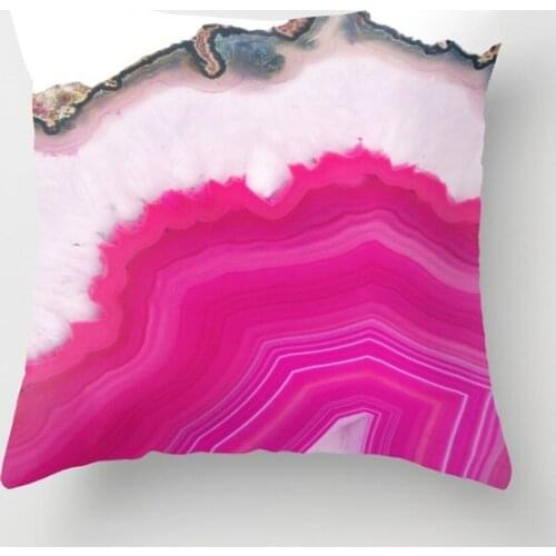 Black and White Geometry Pillow Cover Marble Texture Pillow Case Red Throw Pillows for Living Room Sofa Cushion Cover Office Car