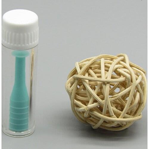 Green Hard Contact Lens Insertion Remover Tool RGP Plunger For Hard Lenses Suction Rod Silica Gel One Solid Silicone Wearing Rod