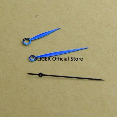 Classic 316L Stainless Steel Blue Watch Hand Fit For MIYOTA 8215 Automatic Movement Mens Watch Parts For Repair Tools H113