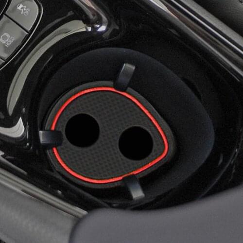 Car Door Groove Mat for Toyota C-HR CHR 2016 2017 2018 Silicone Car Water Cup Protector Mats Door Mats Accessories
