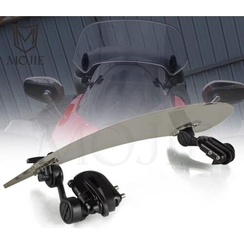 Motorcycle Windshield Extension Spoiler Windscreen Air Deflector For DUCATI HYPERMOTARD 796 1100 Monster 600 M600 M620 900 795