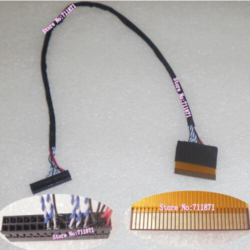 Single Eight 1ch 8bit 30P FFC FPC to LVDS LCD Screen Cable line Single Eight D8 30Pin flexible flat cable LVDS LCD Screen Line