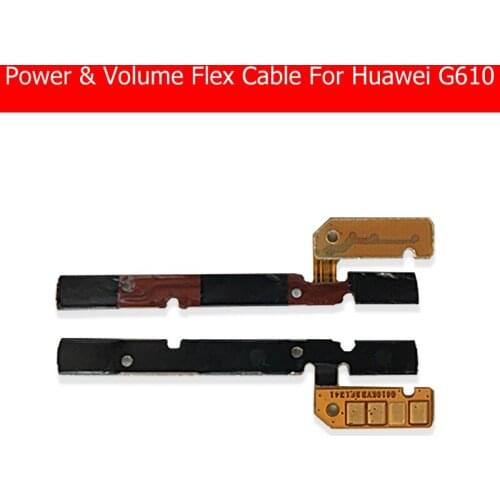 Genuine Power & Volume Flex Cable For Huawei G610 Side key Button Switch flex cable For Huawei C8815 Audio Control switch parts