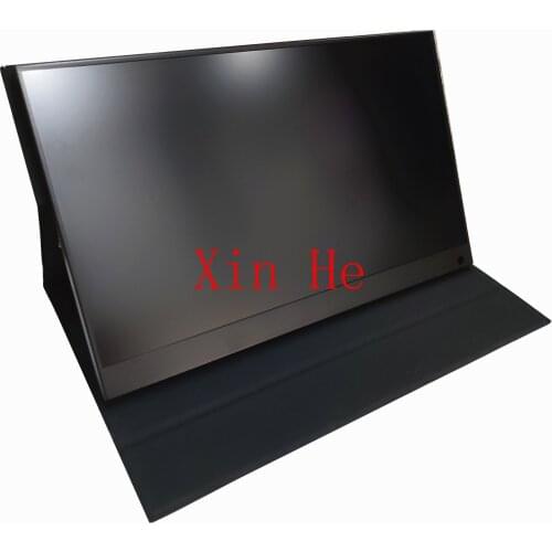 15.6" Portable Monitor IPS screen USB Type C HDMI display for PS4 Switch XBOX Samsung Huawei with Smart Case 1920X1080 BLACK