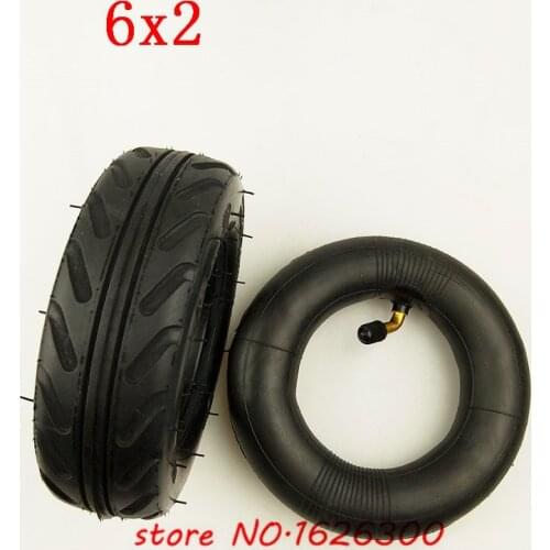Size 6X2 Tireand Inner Tube Set 6inch Fit for Electric Scooter Wheel Chair Truck F0 Pneumatic Wheel Trolley Cart Air Wheel Bike
