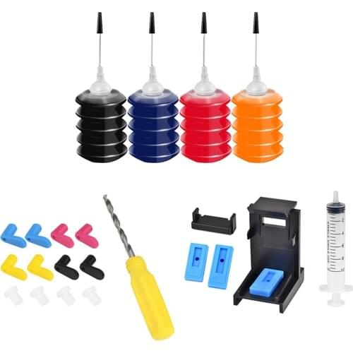 NEW DIY CISS Ink Cartridge Rubber stopper 30ML ink 3.6mm Tool Hand Screw Drill Screwdriver For Epson Canon HP Brother Refill