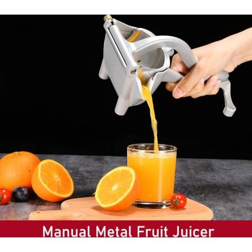 Manual Juicer Metal Fruits Squeezer Aluminum Alloy Hand Pressure Juicer Pomegranate Orange Lemon Apple Fresh Juice Fruit Juicer