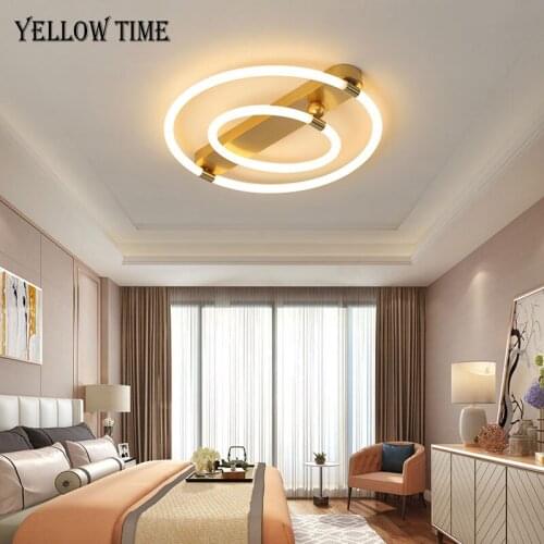 Led Chandelier Light Round&Square Chandelier Ceiling Lamp For Living room Bedroom Dining room Gold Metal Indoor Lighting Fixture