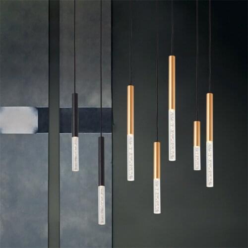 LED pendant lamp hanging lamp Dimmable 3cm Aluminum&Acrylic home Kitchen Island dining living room bar cafe droplight fixture